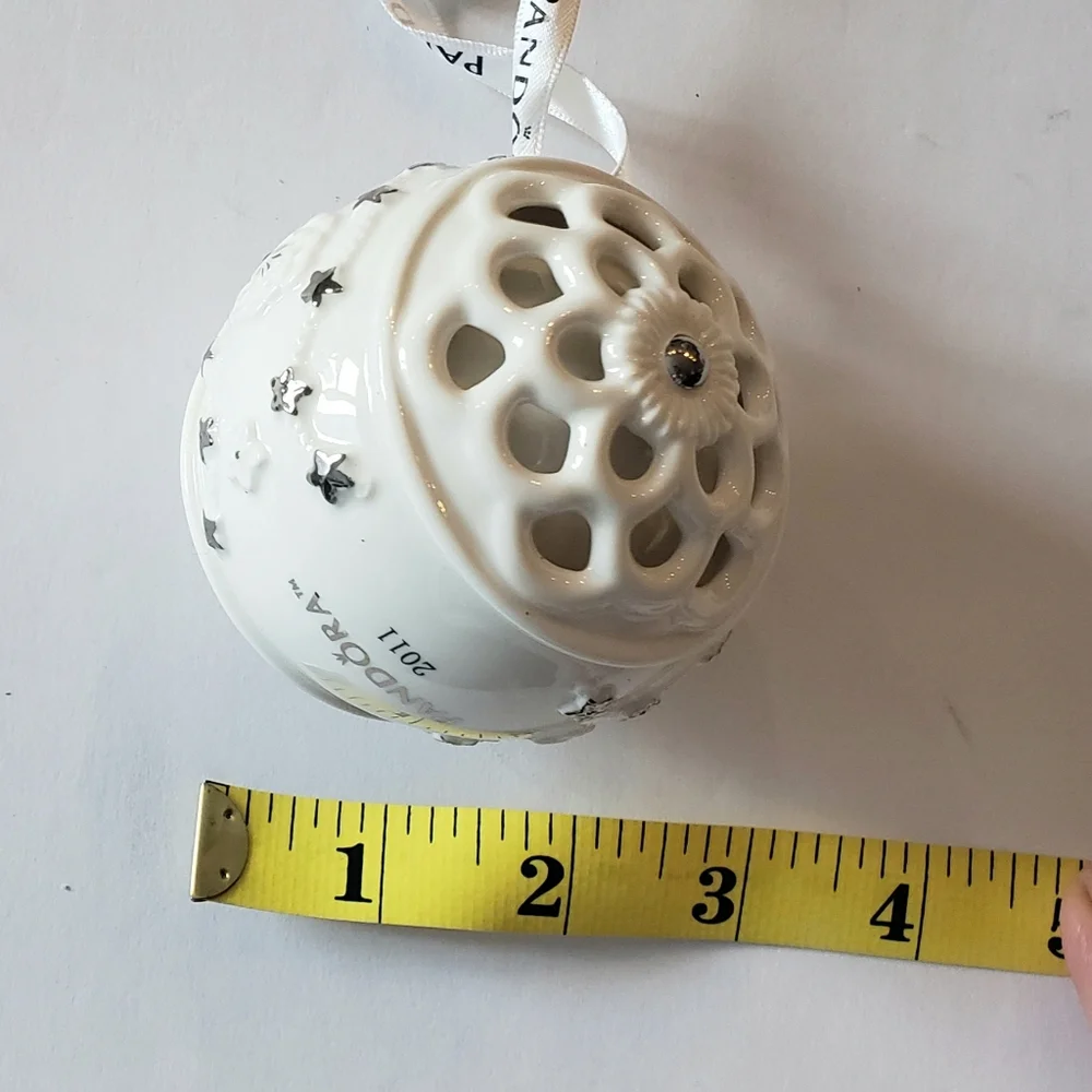 Pandora 2011 Collectible Porcelain Ball Holiday Ornament… - Picture 6 of 6